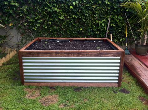 galvanized steel planter box diy|galvanized steel tubs for gardening.